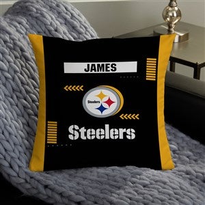 NFL Pittsburgh Steelers Classic Personalized 14quot; Throw Pillow - 46439-S