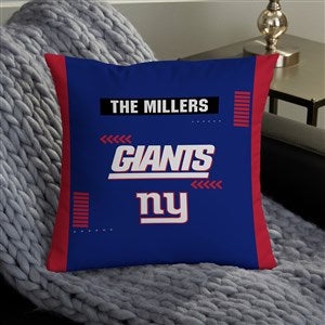 NFL New York Giants Classic Personalized 14quot; Throw Pillow - 46465-S