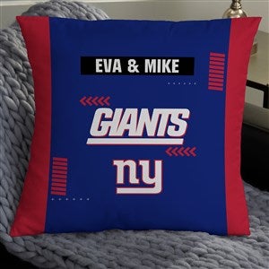 NFL New York Giants Classic Personalized 18quot; Throw Pillow - 46465-L