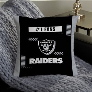 NFL Las Vegas Raiders Classic Personalized 14quot; Throw Pillow - 46467-S