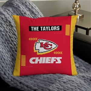 NFL Kansas City Chiefs Classic Personalized 14quot; Throw Pillow - 46470-S
