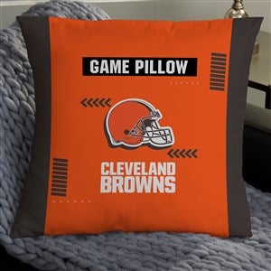 NFL Cleveland Browns Classic Personalized 18" Throw Pillow - 46497-L