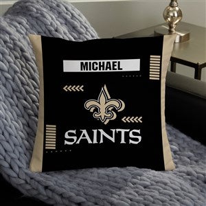 NFL New Orleans Saints Classic Personalized 14quot; Throw Pillow - 46498-S