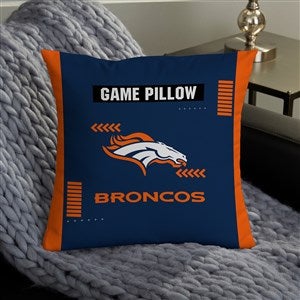 NFL Denver Broncos Classic Personalized 14quot; Throw Pillow - 46500-S