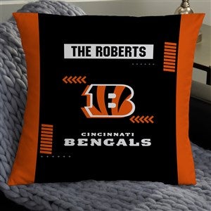 NFL Cincinnati Bengals Classic Personalized 18quot; Throw Pillow - 46547-L