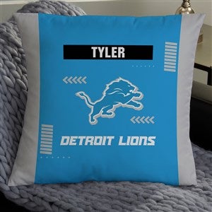 NFL Detroit Lions Classic Personalized 18quot; Throw Pillow - 46548-L
