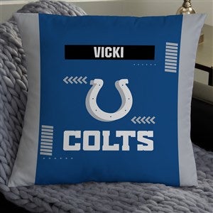 NFL Indianapolis Colts Classic Personalized 18quot; Throw Pillow - 46563-L