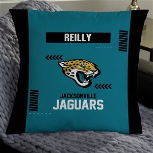 NFL Jacksonville Jaguars Classic Personalized 18quot; Throw Pillow - 46572-L