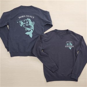 Fly Fishing Personalized Hanes® Adult ComfortWash™ Sweatshirt - 46677-CWS