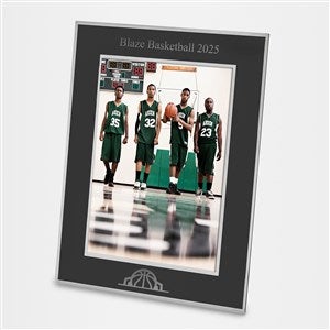 Personalized Logo Flat Iron Black 8x10 Picture Frame - Vertical/Portrait - 46696