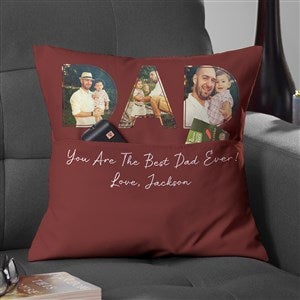 Memories With Dad Personalized Photo 14quot; Pocket Pillow - 46723-S