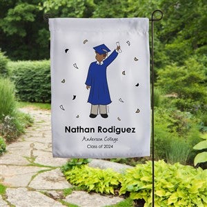 Graduation Guy philoSophies® Personalized Garden Flag - 46751