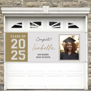 Collegiate Year Personalized Graduation Photo Banner - 45x108 - 46774-L