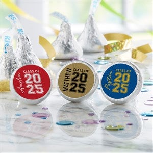 Collegiate Year Personalized Graduation Candy Stickers - 46791