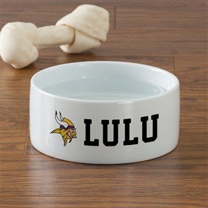 NFL Minnesota Vikings Personalized Dog Bowl- Small - 46944-S