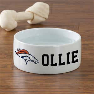 NFL Denver Broncos Personalized Dog Bowl- Small - 46945-S