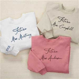 Future Mrs. Embroidered Hanes® Adult Crewneck Sweatshirt - 47091