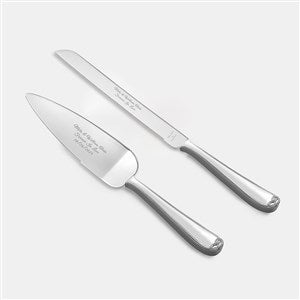 Engraved Vera Wang Wedgwood Infinity Cake Server Set - 47207