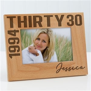 Timeless Birthday Personalized Frame- 4 x 6 - 47232-S