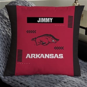 NCAA Arkansas Razorbacks Classic Personalized 18quot; Throw Pillow - 47347-L