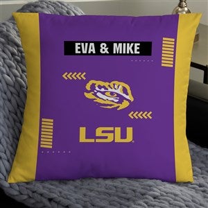 NCAA Louisiana State University Classic Personalized 18" Throw Pillow - 47349-L