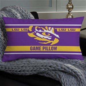 NCAA Louisiana State University Classic Personalized Lumbar Throw Pillow - 47349-LB