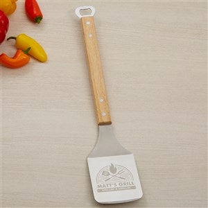 The Grill Personalized Stainless Steel Bottle Opener Spatula - 47355