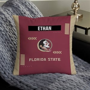 NCAA FSU Seminoles Classic Personalized 14" Throw Pillow - 47363-S