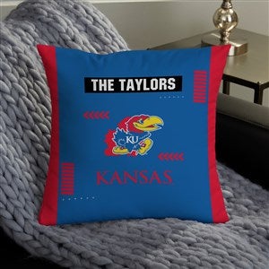 NCAA Kansas Jayhawks Classic Personalized 14quot; Throw Pillow - 47364-S