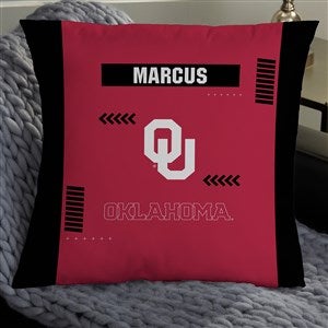 NCAA Oklahoma Sooners Classic Personalized 18quot; Throw Pillow - 47368-L