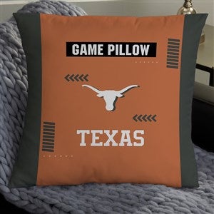 NCAA Texas Longhorns Classic Personalized 18" Throw Pillow - 47370-L