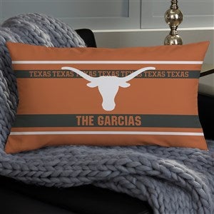 NCAA Texas Longhorns Classic Personalized Lumbar Throw Pillow - 47370-LB