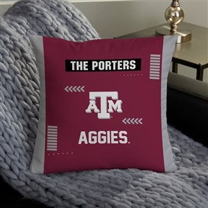 NCAA Texas A&M Aggies Classic Personalized 14 Throw Pillow - 47371-S