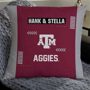 NCAA Texas AM Aggies Classic Personalized 18quot; Throw Pillow - 47371-L
