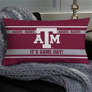 NCAA Texas AM Aggies Classic Personalized Lumbar Throw Pillow - 47371-LB