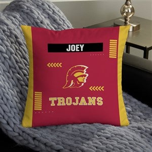 NCAA USC Trojans Classic Personalized 14quot; Throw Pillow - 47399-S