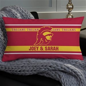 NCAA USC Trojans Classic Personalized Lumbar Throw Pillow - 47399-LB