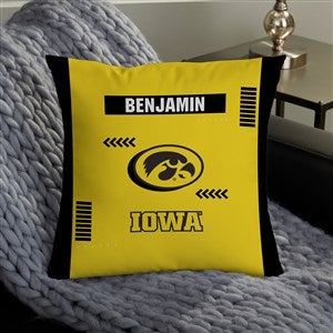 NCAA Iowa Hawkeyes Classic Personalized 14 Throw Pillow - 47409-S