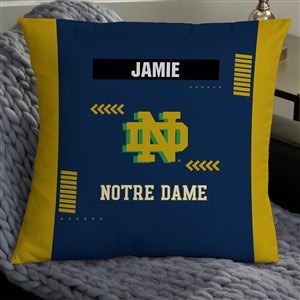 NCAA Notre Dame Fighting Irish Classic Personalized 18quot; Throw Pillow - 47415-L