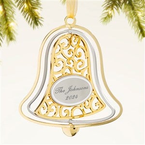 Signature Bell Engraved Spinning Metal Ornament - 47472