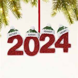 2024 Family Personalized Ornament-4 Name - 47480-4