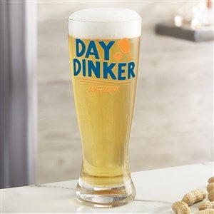 Pickleball Personalized 20oz. Pilsner Glass - 47514-P