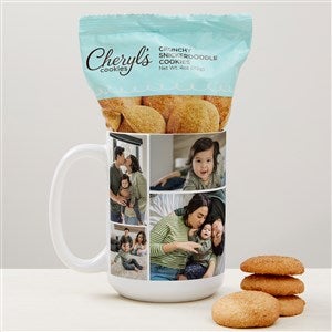 Create A Photo Collage Personalized 15 oz. Coffee Mug with Cheryls Cookies - 47611