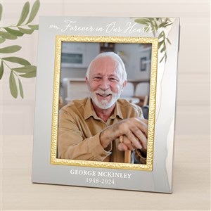 Our Loved Ones Memorial Personalized Silver  Gold Hammered Frame - 8 x 10 - 47833-L