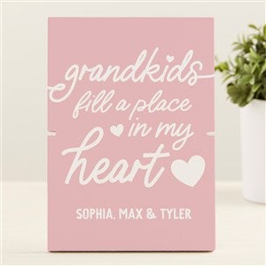 Grandkids Personalized Story Board Plaque - 47929