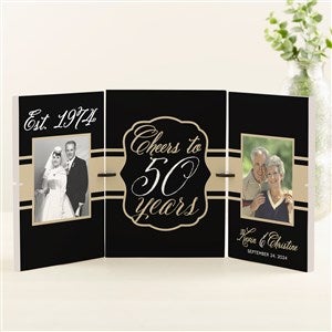 Then  Now Anniversary Story Board Plaque- Set of 3 - 47942-3