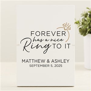 Were Engaged Personalized Story Board Plaque - 47945