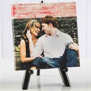 Sweet Couple Mini Photo Canvas Print- 5frac12; x 5frac12; - 4798-5x5