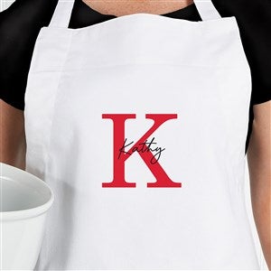 Simple Signature Personalized Apron - 48083-A