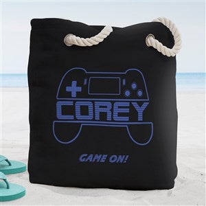 Neon Gaming Personalized Terry Cloth Beach Bag- Large - 48103-L